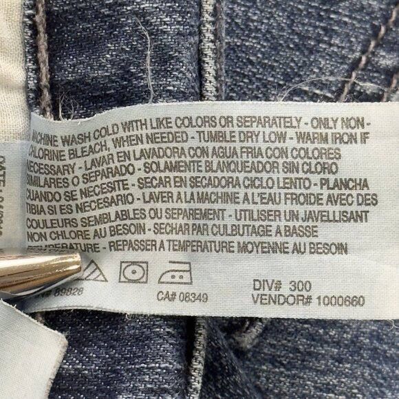 Gloria Vanderbilt Womens Amanda Jeans Size 18 Short Straight Leg Denim Blue - Picture 15 of 15